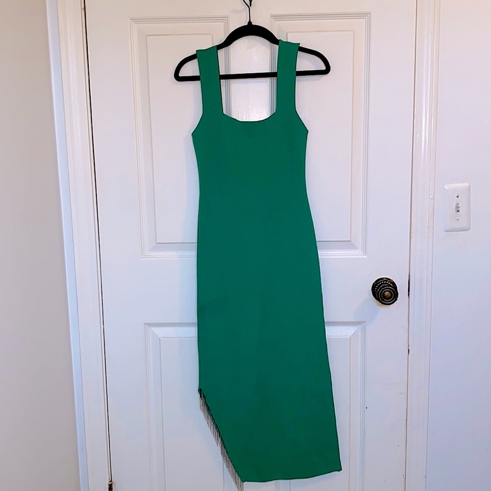 Green Midi Dress - Bought in Europe August 2022 - Worn Once - Size: Small/Medium